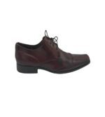 Pantofi barbati Junes 42, piele, negru maro