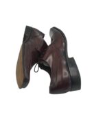 Pantofi barbati Junes 42, piele, negru maro - imagine 4