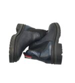 Ghete dama Tommy Hilfiger 37, piele, negru albastru - imagine 4