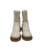 Ghete copii Next 33, imitație de piele, alb - imagine 3