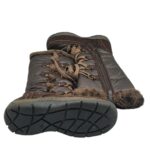 Cizme dama Gin Tonic 40, material textil, maro, imblanite - imagine 4