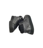 Ghete copii Belinda Gold 36, imitație de piele, gri, captusite - imagine 4