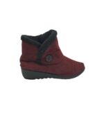 Botine dama Cushion Walk 42, material textil, maro, captusite