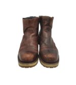 Ghete barbati Am 42, piele, maro - imagine 3
