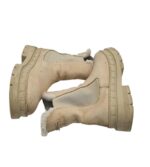 Ghete dama Tamaris 38, piele, bej, imblanite - imagine 4