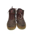 Ghete barbati Lanetti 43, imitație de piele, piele intoarsa, maro, captusite - imagine 3