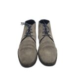 Pantofi barbati Engelbert  44, piele intoarsa, gri - imagine 3