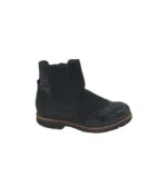 Ghete dama Tamaris 37, piele, negru