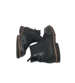 Ghete dama Tamaris 37, piele, negru - imagine 4