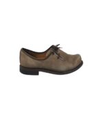 Pantofi dama 43, piele intoarsa, bej