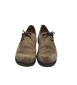 Pantofi dama 43, piele intoarsa, bej - imagine 3