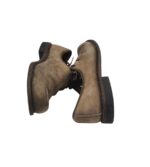 Pantofi dama 43, piele intoarsa, bej - imagine 4