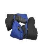 Cizme copii Cortina 32, material textil, alte materiale, negru albastru, imblanite - imagine 4