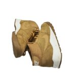 Ghete barbati Nike 42, piele intoarsa, material textil, maro - imagine 4