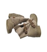 Botine dama Sabatini 38, piele intoarsa, piele, bej - imagine 4