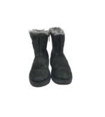 Ghete copii Superfit 26, piele, negru, imblanite, Gore tex - imagine 3