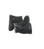 Ghete copii Superfit 26, piele, negru, imblanite, Gore tex - imagine 4