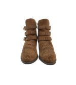 Botine dama Alma en Pena 39, piele intoarsa, maro - imagine 3