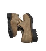 Pantofi dama Geier Wally 39, piele intoarsa, bej - imagine 4