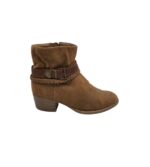 Botine dama Graceland 38, material textil, maro