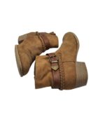 Botine dama Graceland 38, material textil, maro - imagine 4