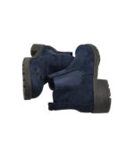Botine dama Kaila 39, material textil, bleumarin - imagine 4