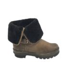 Cizme dama 40, piele, bej, imblanite