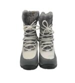 Cizme dama Hi-Tec 38, material textil, alb- gri waterproof, imblanite - imagine 3