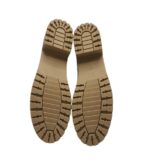 Botine dama 39, material textil, bej - imagine 5