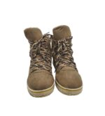 Ghete dama Rieker 40, imitație de piele, maro, imblanite - imagine 3