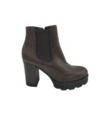 Botine dama Anna Field 41, imitatie de piele, maro
