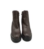 Botine dama Anna Field 41, imitatie de piele, maro - imagine 3