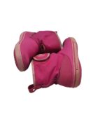 Cizme dama Crocs 31, material textil, roz, captusite - imagine 4