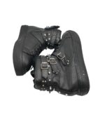 Ghete dama Lisa 38, imitatie de piele, negru - imagine 4