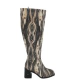 Cizme dama Monkl 37, imitatie de piele, bej