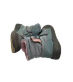 Ghete copii Ricosta 34, imitatie de piele, albastru, imblanite - imagine 4