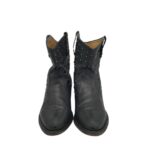 Botine dama Zara 40, piele, negru - imagine 3