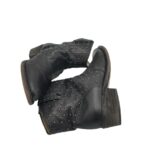 Botine dama Zara 40, piele, negru - imagine 4