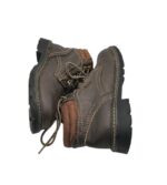 Ghete dama Tobago 37, imitație de piele, maro - imagine 4