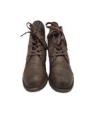 Ghete dama Jenny Fairy 39, imitație de piele, maro - imagine 3