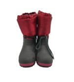 Cizme copii Cizme 36, material textil, alte materiale, negru rosu, imblanite - imagine 3