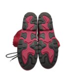 Cizme copii Cizme 36, material textil, alte materiale, negru rosu, imblanite - imagine 5