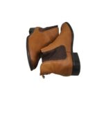 Botine dama F&F 41, piele, maro - imagine 4