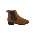 Botine dama F&F 41, piele, maro