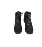 Ghete dama Catwalk 39, material textil, negru - imagine 3