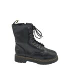 Ghete dama 38, imitatie de piele, negru