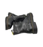 Ghete dama 38, imitatie de piele, negru - imagine 4