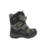 Cizme dama Cortina 39, imitatie de piele, material textil, gri negru