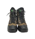 Ghete dama Bama 40, piele, piele intoarsa, maro negru - imagine 3