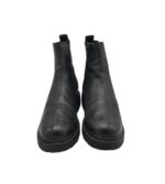 Ghete dama 5th Avenue 39, piele, negru - imagine 3
